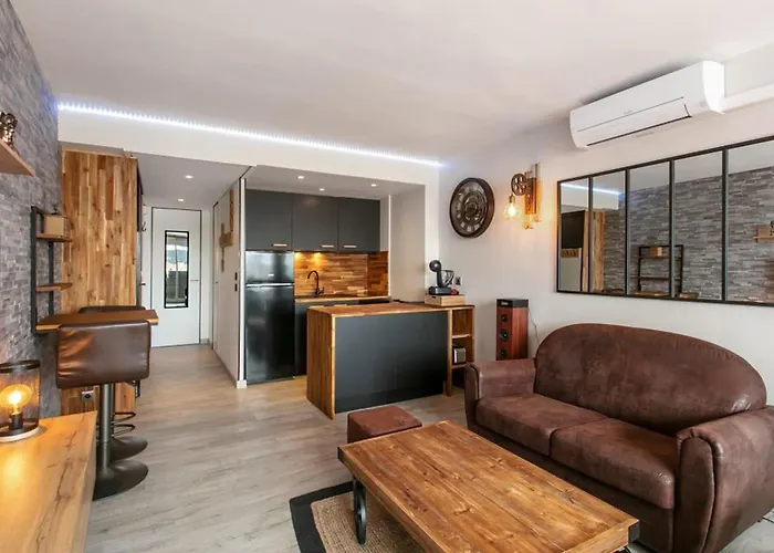 Cafe Loft One-bedroom With Marina & Mont Saint-loup View * 阿格德